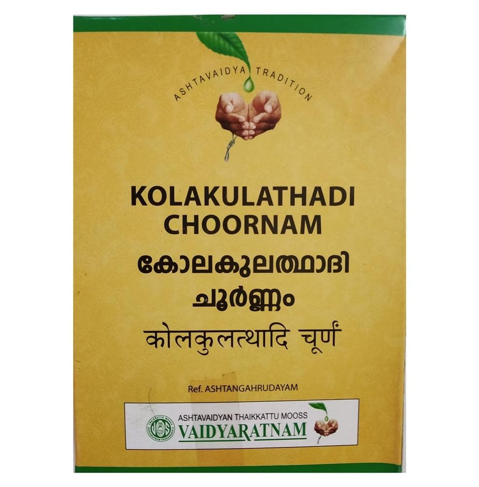 Vaidyaratnam Kolakulathadi Choornam - Distacart