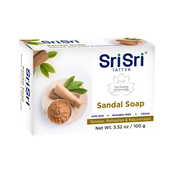 Amazon.com : NWIL Sri Sri Tattva Sandal Soap -100 gm Soap : Beauty &  Personal Care