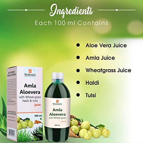 Krishna's Herbal & Ayurveda Amla Aloe Vera Juice