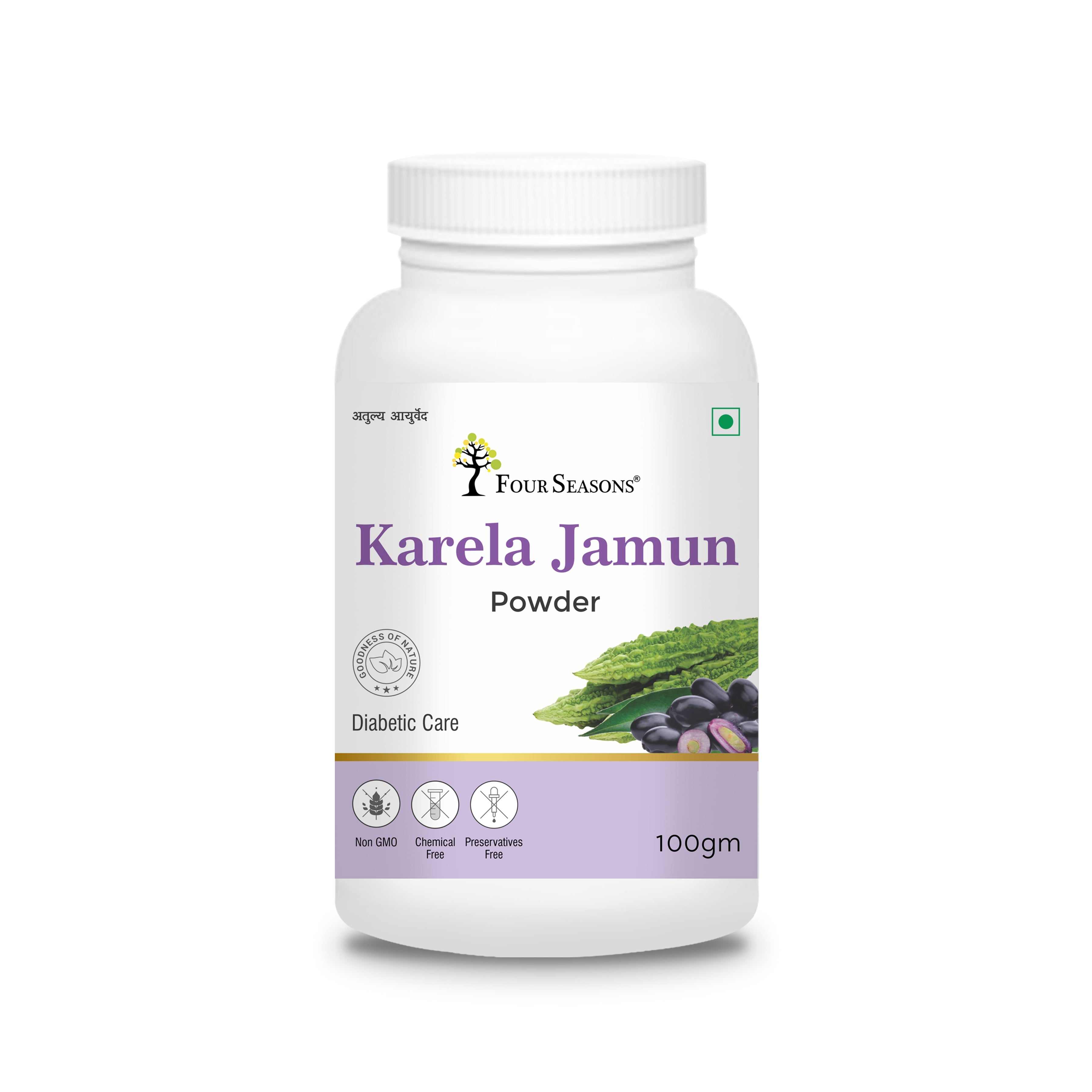 Four Seasons Karela Jamun Powder 100 gms Swadesii