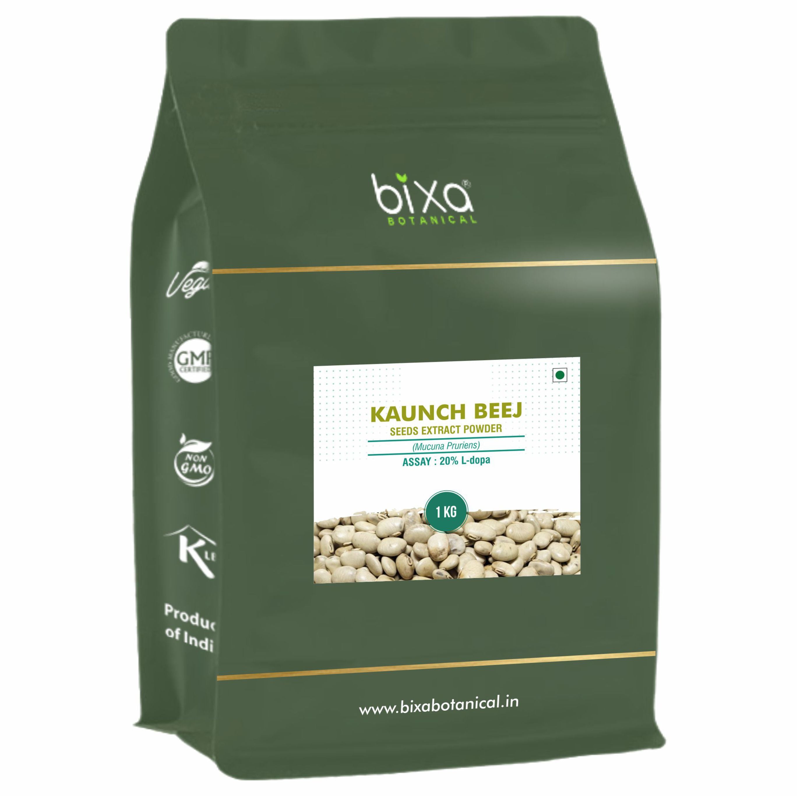 Bixa Botanical Kaunch Beej Dry Extract - 1 kg - Swadesii