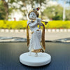 Svastika Lord Krishna Idol with Flute For Car Dashboard