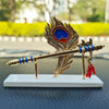 Svastika Lord Krishna’s Flute & Feather Idol for Car Dashboard