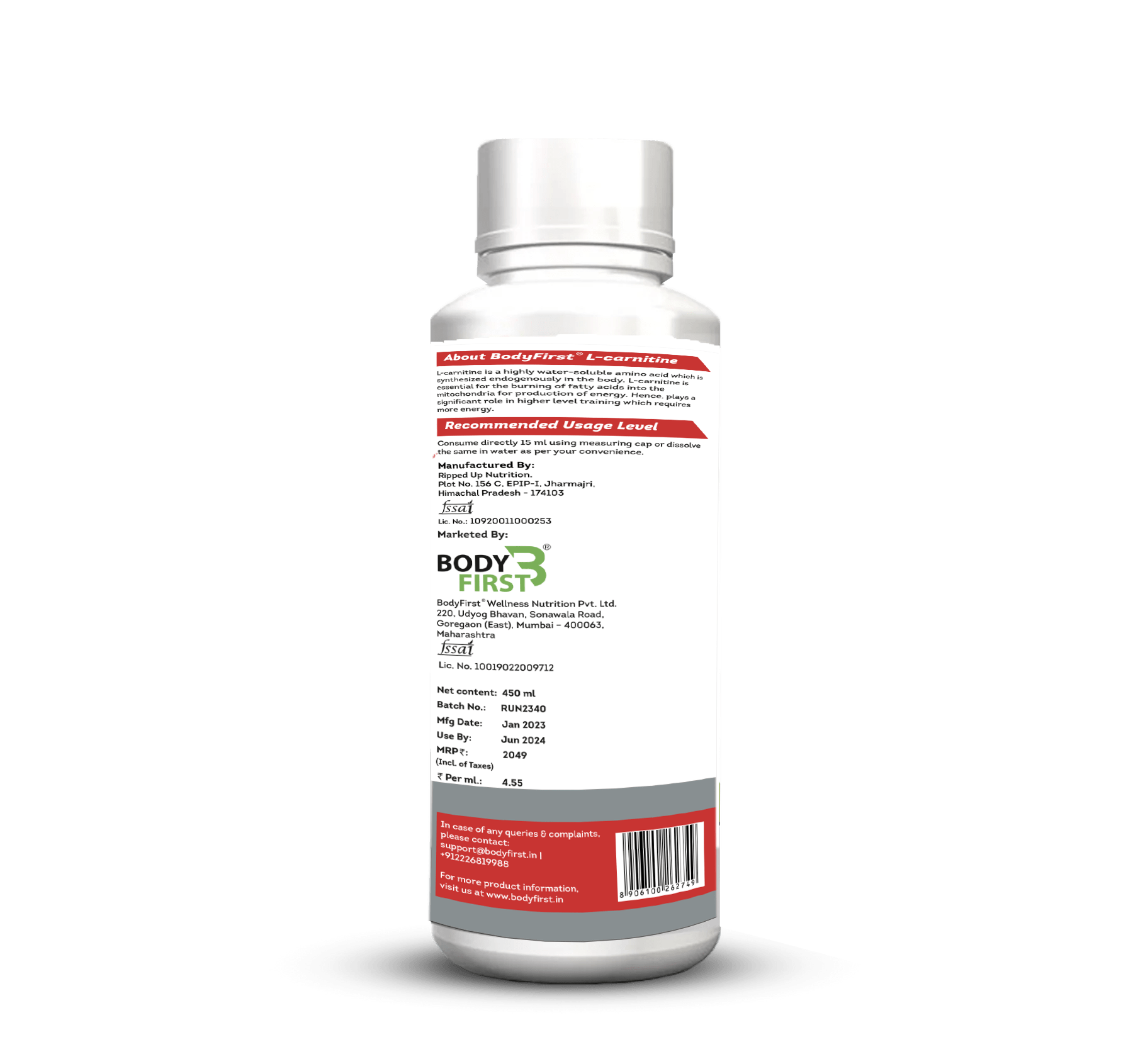 l carnitine water soluble L-Carnitine 3000 mg Liquid main image 0