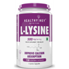 Healthyhey L-Lysine  - 120 Vegetable Capsules