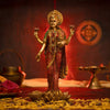 Svastika Goddess Lakshmi Standing Idol – 10 Inch