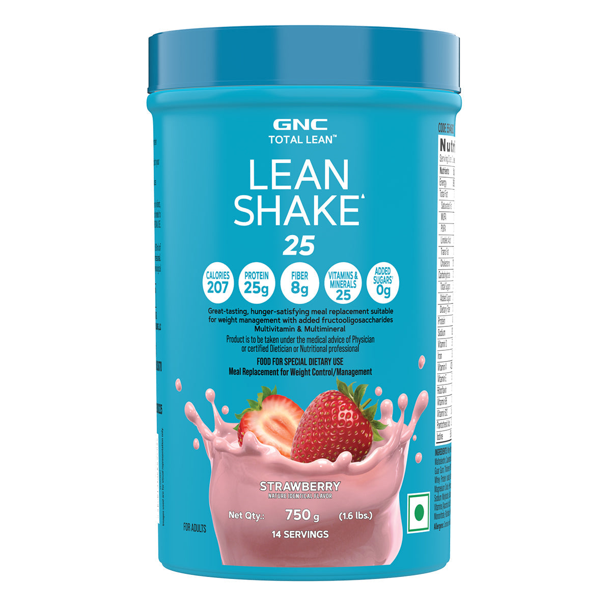 GNC Total Lean Shake 25-207 Calories 750 G