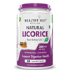 Healthyhey Licorice Root Extract 25:1-100% Natural - 60 Veg. Capsules