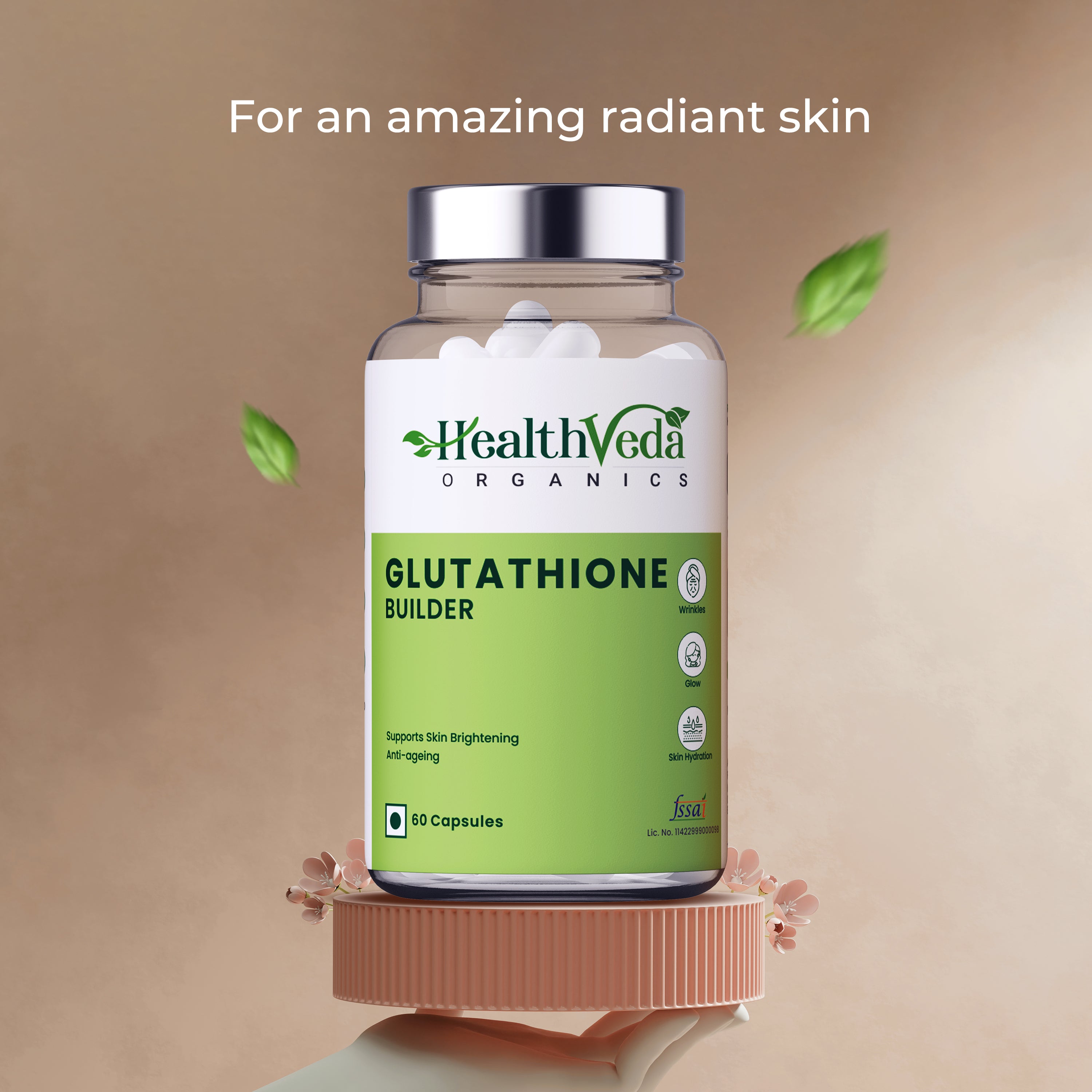 Health Veda Organics Glutathione Builder - 60 tabs - Swadesii Health Veda Organics Glutathione Builder - 60 tabs - Swadesii