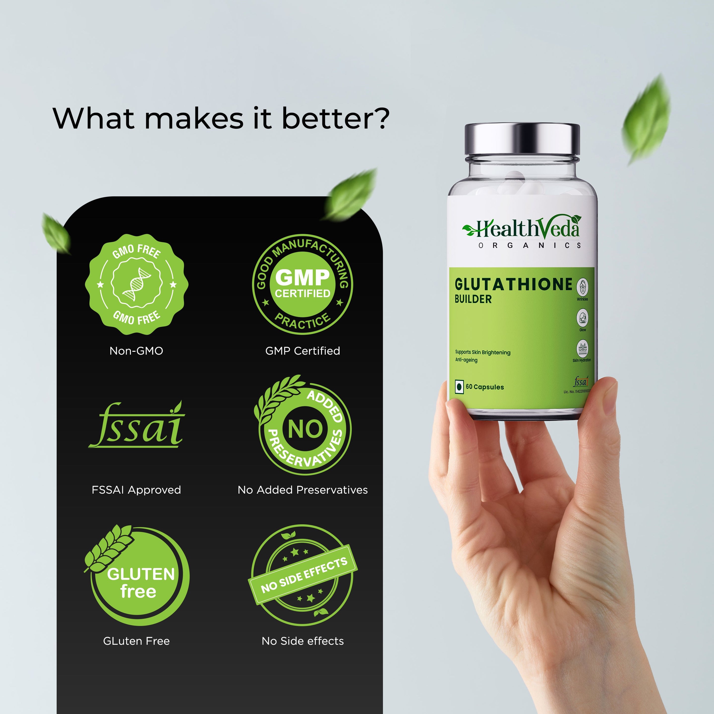 Health Veda Organics Resveratrol 250mg Capsules