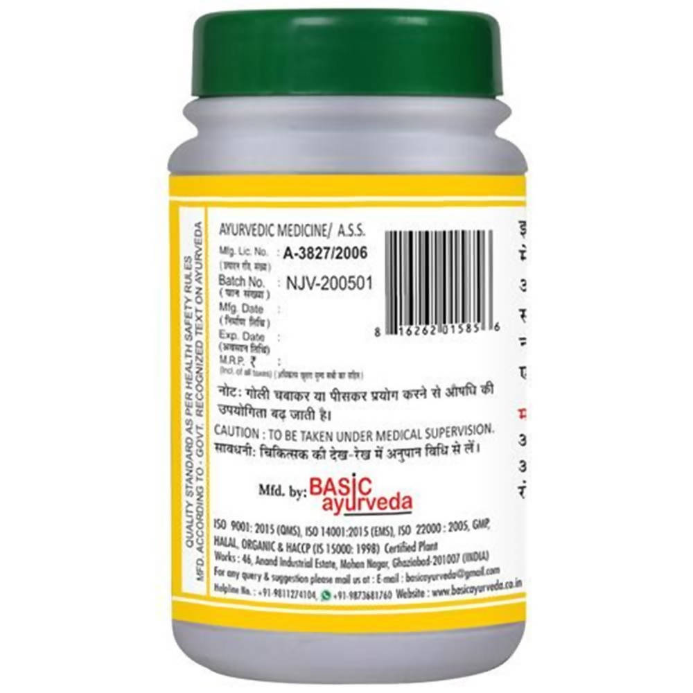 Basic Ayurveda Navjivan Ras Tablets Online