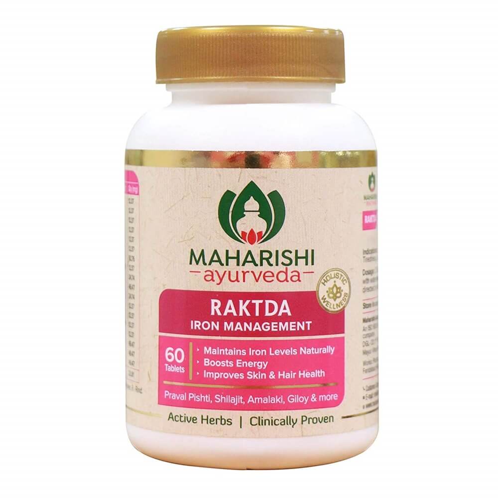 Maharishi Ayurveda Raktda Iron Tablets - Distacart