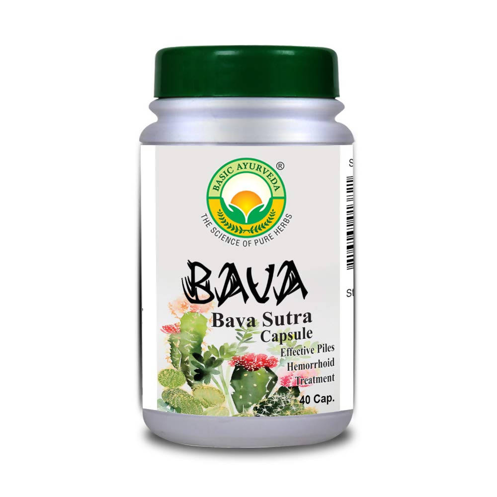 Basic Ayurveda Bava Sutra 40 Capsules 