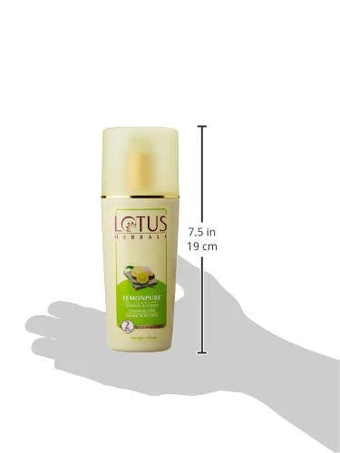 Lotus Herbals Lemonpure Turmeric And Lemon Cleansing Milk - Distacart