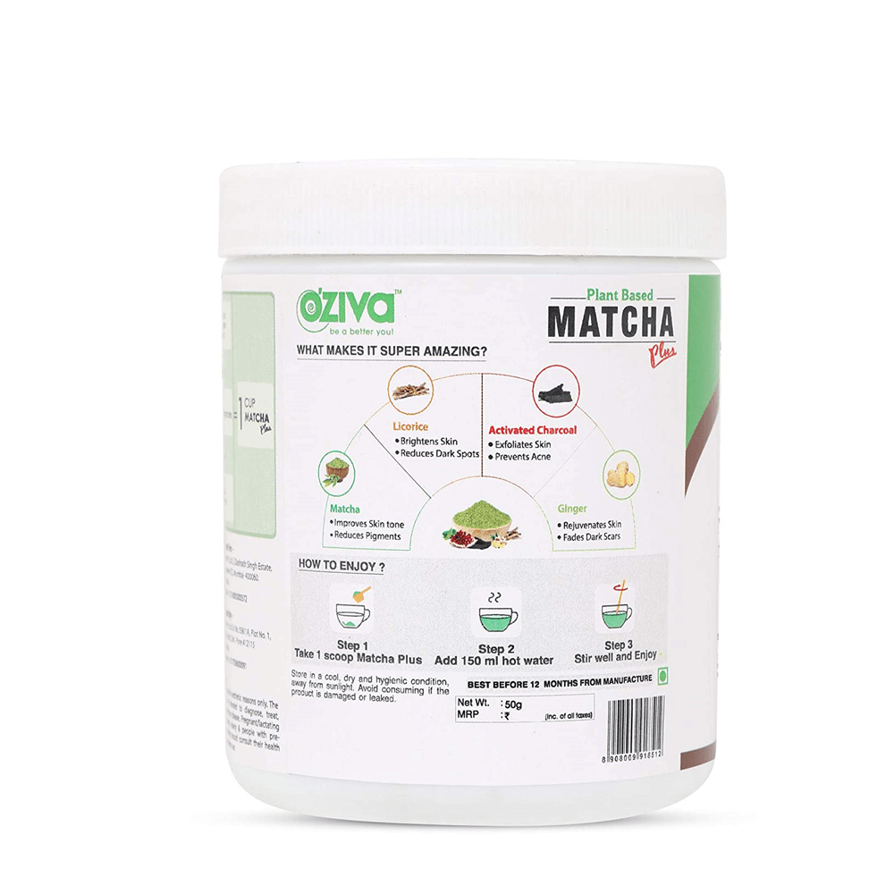 OZiva Plant Based Matcha Plus