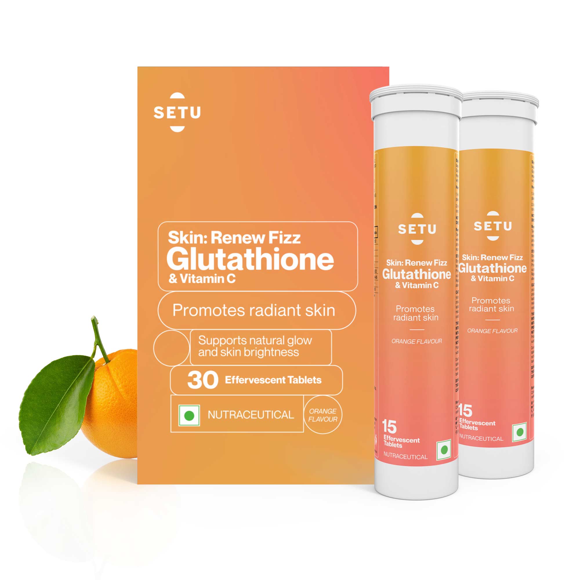 Setu Skin Renew Glutathione - 15 tabs - Swadesii Setu Skin Renew Glutathione - 15 tabs - Swadesii