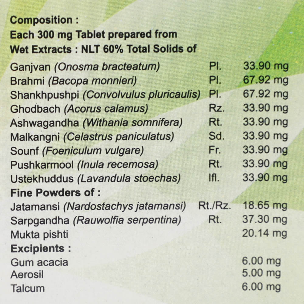Patanjali Divya Mukta Vati Extra Power composition