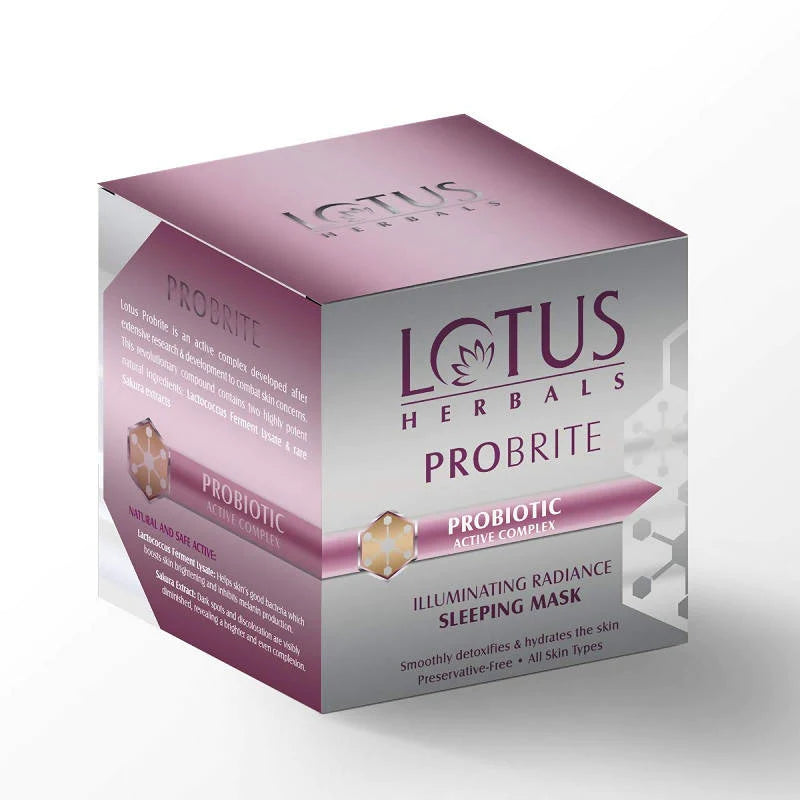 Lotus Herbals Probrite Illuminating Radiance Sleeping Mask - Distacart