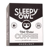 Sleepy Owl Coffee Hazelnut Hot Brew Bags - 10 Bags