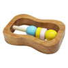 Matoyi Classic Sand Timer Wooden Rattle For Babies