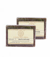 Khadi Natural Herbal Basil Scrub Soap - 125 gm - Pack of 2