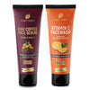 Regal Essence Raw Coffee Face Scrub & Vitamin C Facewash for Women & Men
