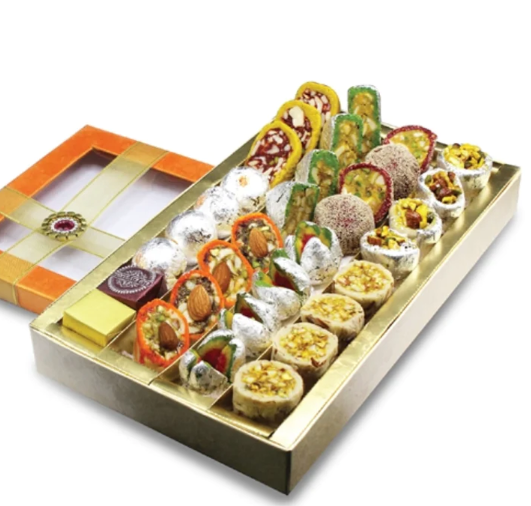 Pula Reddy Pullareddy Assorted Dry Fruit Burfi Sweets 500gms - Swadesii