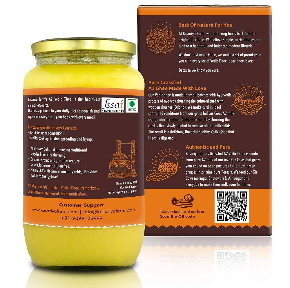gir cow's cultured a2 ghee