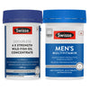 Swisse 4X Fish Oil Omega 3 & Swisse Multivitamin For Men Combo