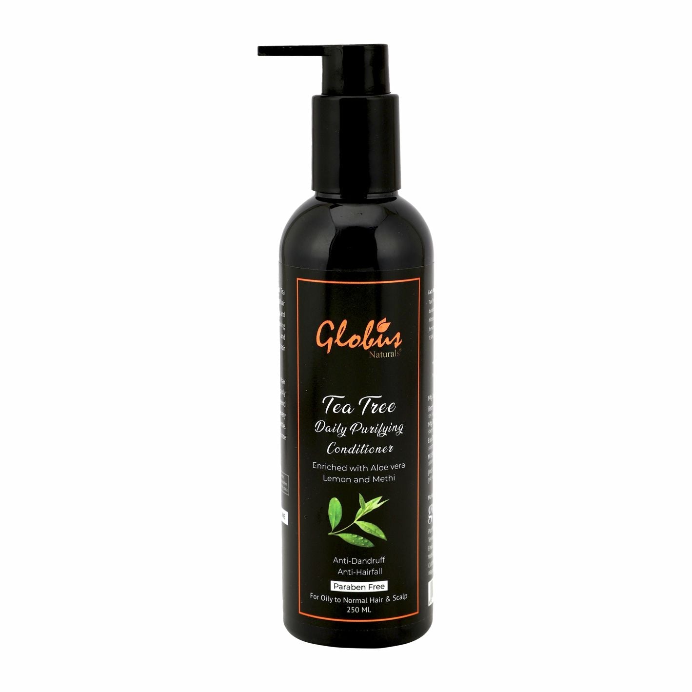 Globus Naturals Tea Tree Daily Purifying Conditioner For Dandruff Prone Hair, Itchy & Oily Scalp Enriched with Aloevera,Lemon,Methi,Hibiscus|No