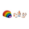 Matoyi Balancing Animals & Rainbow Stacker Combo