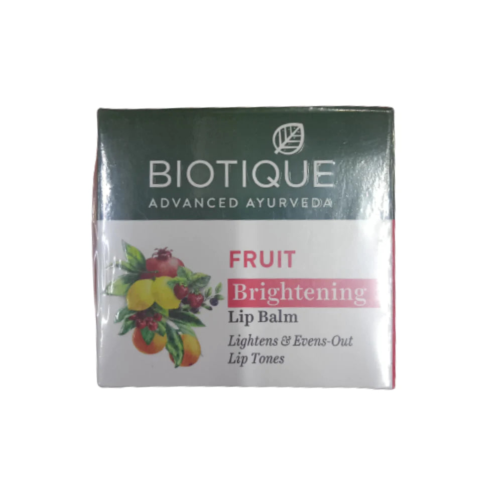 Biotique Advanced Ayurveda Bio Fruit Whitening Lip Balm - Distacart