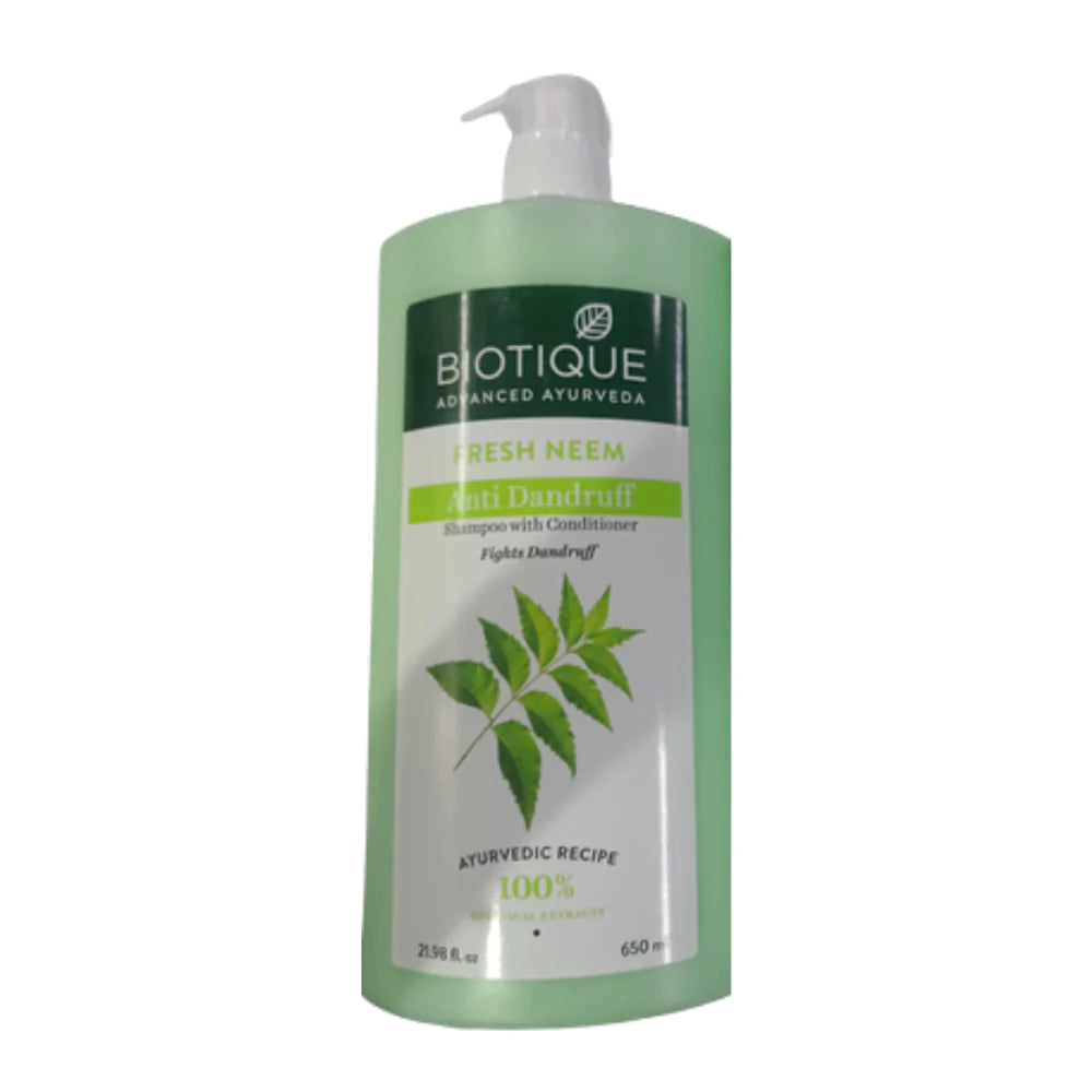 Biotique Bio Neem Margosa Anti Dandruff Shampoo & Conditioner - Distacart