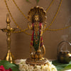 Svastika Lord Vishnu Standing Idol (Antique/Copper Finish) – 12inch