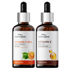 Aravi Organic 20% Vitamin C  Serum & Pure Vitamin E Oil Combo Pack - 30ml