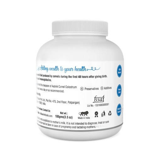Aadvik Camel Colostrum Powder 100 gm