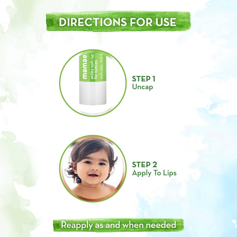 Mamaearth Milky Soft Natural Lip Balm For Babies Swadesii