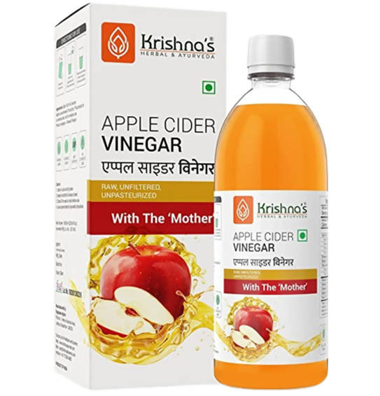 Krishna's Herbal & Ayurveda Apple Cider Vinegar With The Mother - Distacart
