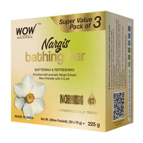 Wow Skin Science Nargi's Bathing Bar - Distacart