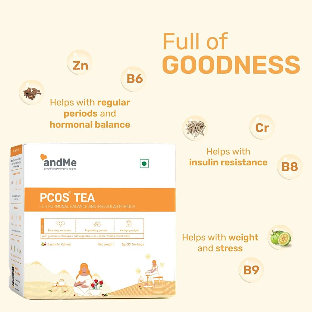 &Me PCOS Tea-Kashmiri Kahwa