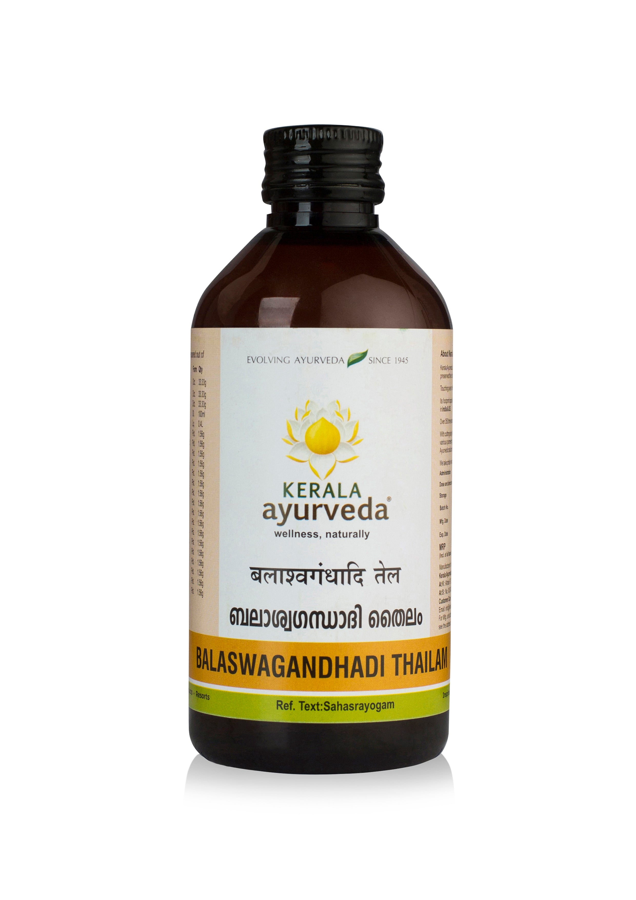 Kerala Ayurveda Balaswagandhadi Thailam