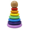 Matoyi Rainbow Colored Ring Stacker Toy For Kids