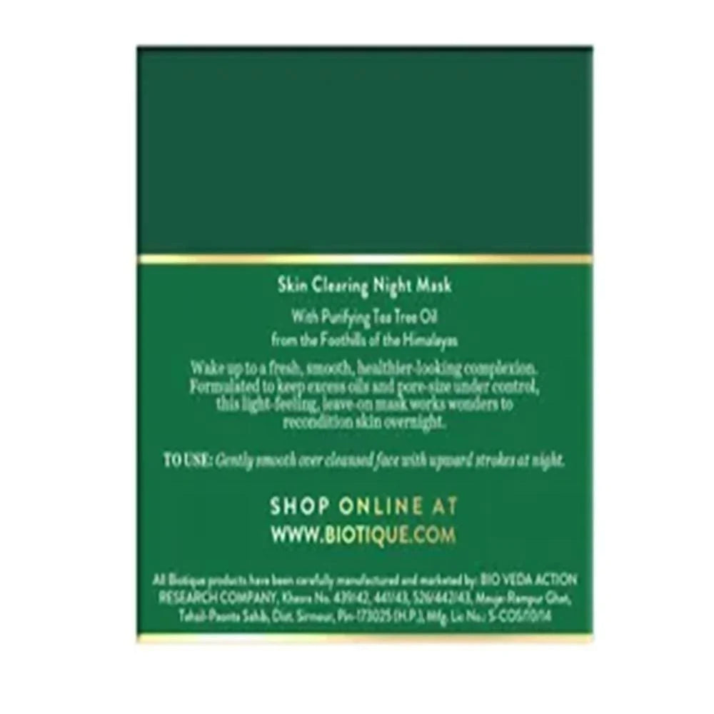 Biotique Tea Tree Skin Cleaning Night Mask