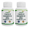 Nveda Calcium, Magnesium, Zinc, Vit D3 & Vit B 12 Tablets Pack of 2 - 120 Tablets