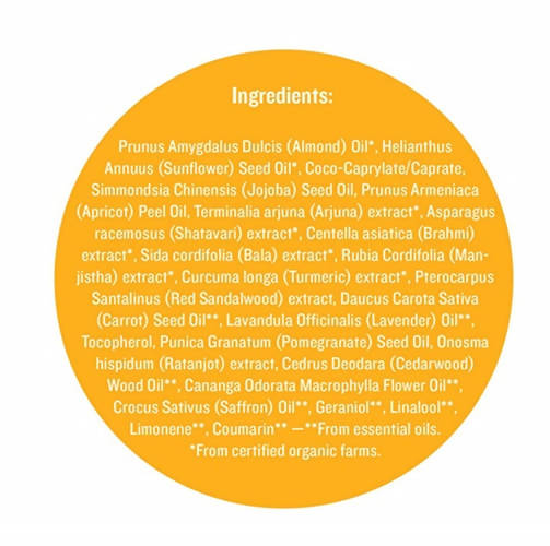 Soultree Anti-Aging Face Oil Ingredients