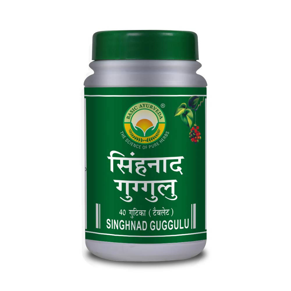 Basic Ayurveda Singhnad Guggulu 40 Tablets