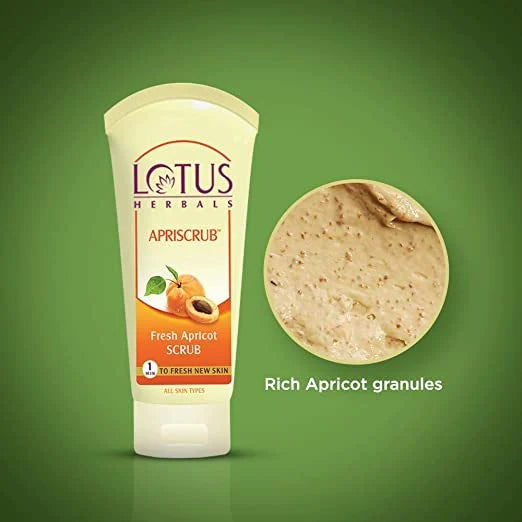 Lotus Herbals Apriscrub Fresh Apricot Scrub - Distacart