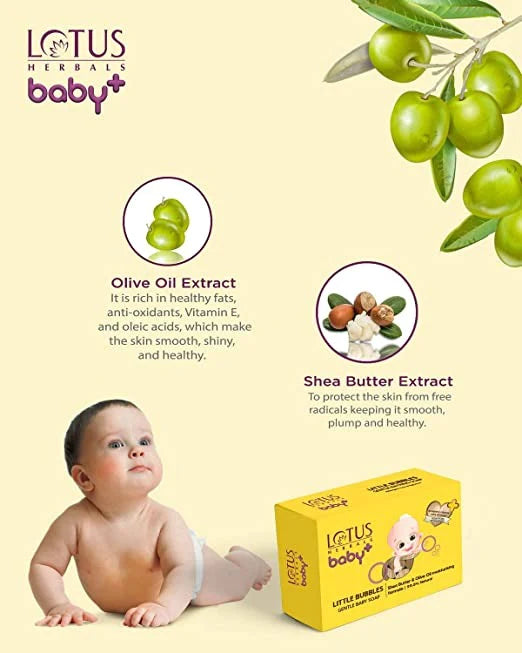 Lotus Herbals Baby + Little Bubbles Gentle Soap - Distacart