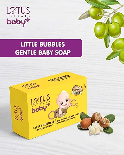 Lotus Herbals Baby + Little Bubbles Gentle Soap - Distacart