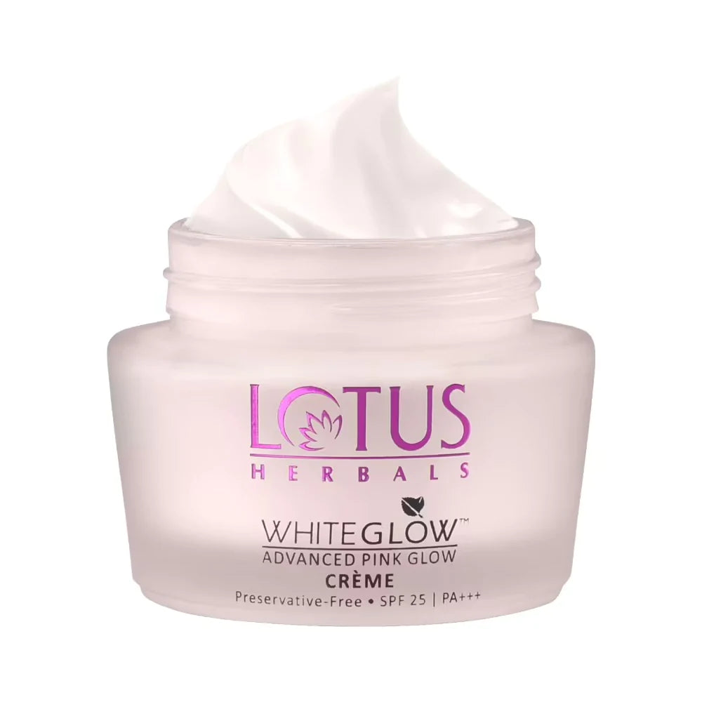 Lotus Herbals Whiteglow Advanced Pink Glow Creme Spf 25 I PA+++ - Distacart